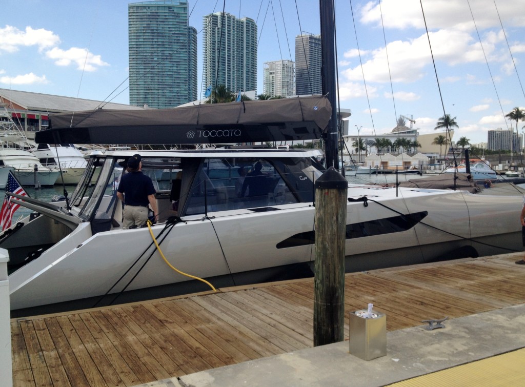 Gunboat 55 Tocatta at the Miami Strictly Sail Show